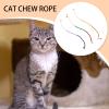 Natural Cotton Cat Rope Toy, Bite-Resistant, Dental Care view 3