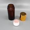 FSSTUD 50 mL Empty Amber Glass Roller Bottle with Stone Roller Ball view 2