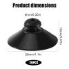Editbar 25 Pack Aquarium Suction Cups 28mm Black view 2