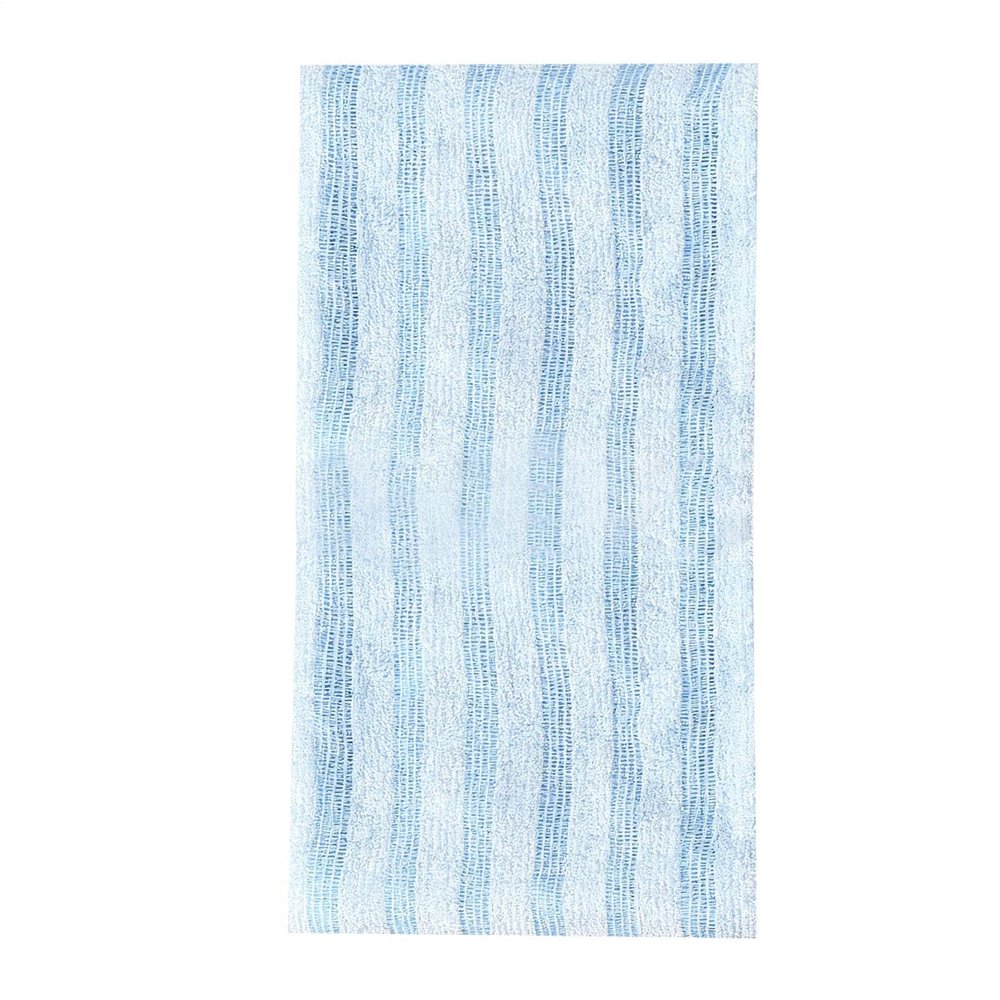 Dual-Texture Bath Scrubber Towel, White, 100 x 20 cm