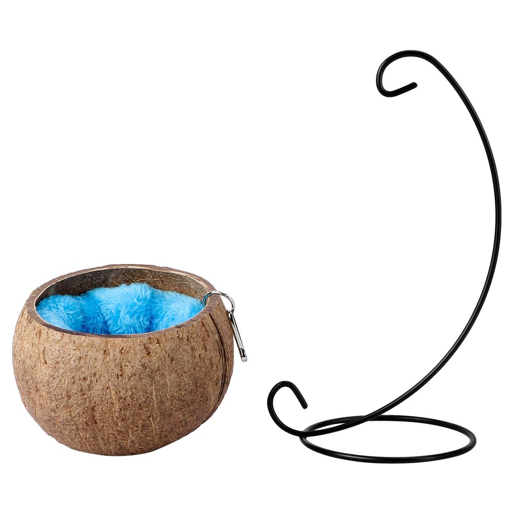 Beavorty Blue Hanging Swing Nest for Small Pets