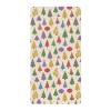 Cotton Baby Playard Sheet, “Christmas Trees” Pattern, Beige (Keyword), 1-Piece view 1