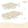 Cotton Baby Playard Sheet, “Christmas Trees” Pattern, Beige (Keyword), 1-Piece view 4