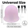 Silicone Highlighting Cap Set with Needle and 3 Coloring Brushes view 2