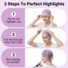 Silicone Highlighting Cap Set with Needle and 3 Coloring Brushes view 3