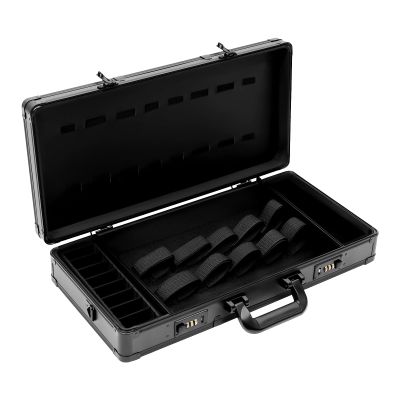 PBTERDTF Portable Barber Case and Hair Clipper Organizer, Black-2