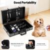 PBTERDTF Portable Barber Case and Hair Clipper Organizer, Black-2 view 2