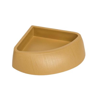 Folpus Reptile Feeding Bowl, Corner Bowl for Turtles