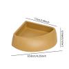 Folpus Reptile Feeding Bowl, Corner Bowl for Turtles view 3