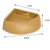 Folpus Reptile Feeding Bowl, Corner Bowl for Turtles view 4
