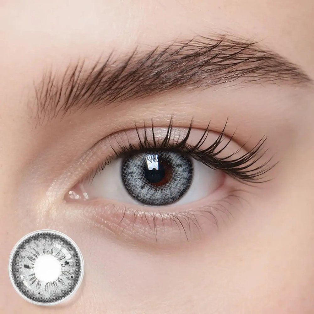 Freshlens Plano Color Contact Lenses, Stunna Girl Collection, Highly Opaque Annual Lenses, DIA 14.2 mm, 1 Pair (Brown)