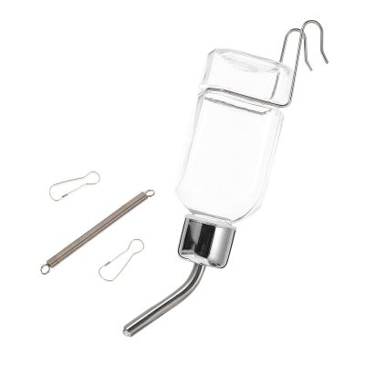 Hanging Dog Water Bottle with Automatic Ball Dispenser