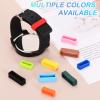 QUARKZMAN 6-Pack 26 mm Silicone Watch Band Keepers, Replacement Strap Loops, Military Green view 4