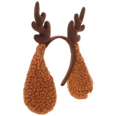 GLEAVI Dog Halloween Costume Headband with Antlers