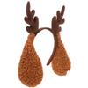 GLEAVI Dog Halloween Costume Headband with Antlers view 1