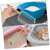HOMSFOU Stainless Steel Cat Litter Scoop with Wooden Handle for Reptiles view 4