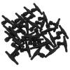 Abaodam 30-Piece Aquarium T-Shaped Air Valves, 4 mm Plastic Airflow Regulators view 1