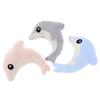 VICASKY 3-Piece Interactive Plush Dolphin Cat Toy view 1