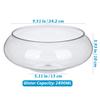 2-Piece Round Transparent Practical Fish Bowls, 2,800 ml, Plastic view 2