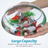 2-Piece Round Transparent Practical Fish Bowls, 2,800 ml, Plastic view 3