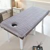 LDLCYCN B/Gray 185 × 70 cm (T) 6 cm Latex Memory Foam Massage Table Topper with Face Hole view 1