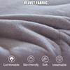 LDLCYCN B/Gray 185 × 70 cm (T) 6 cm Latex Memory Foam Massage Table Topper with Face Hole view 2