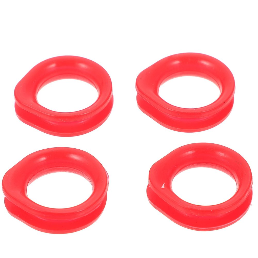 TOGEVAL Hair Scissors Finger Rings - 4 Pack