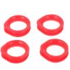 TOGEVAL Hair Scissors Finger Rings - 4 Pack view 1
