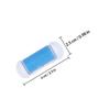 Pedicure Replacement Rollers, 12-Pack, Curved Foot File Heads, Blue view 2