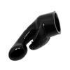 2-Piece Silicone Attachment Set, Black & Clear, for Massage Wands view 3