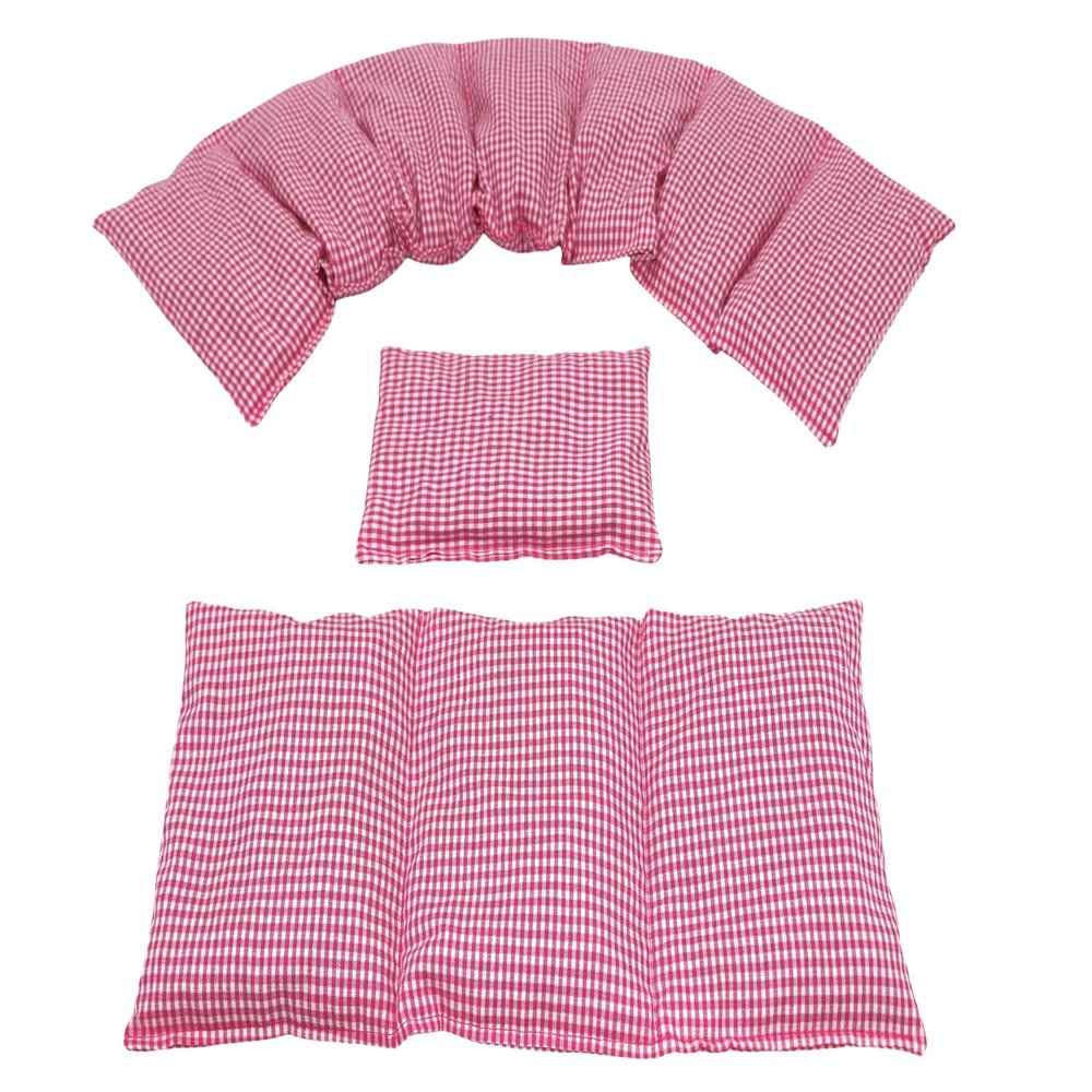 3-Piece Cherry Pit Heating Pad Set: Long, Neck and Small Pads
