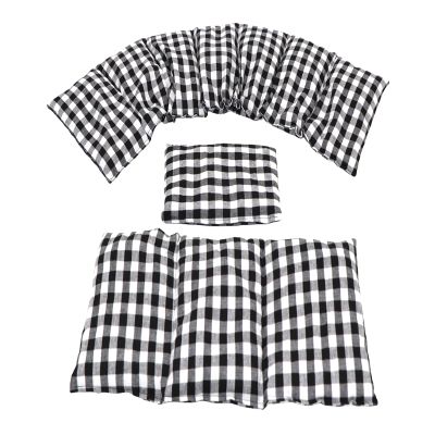 3-Piece Cherry Pit Heating Pad Set, 80 x 18 cm XXL Shoulder and Neck Pad