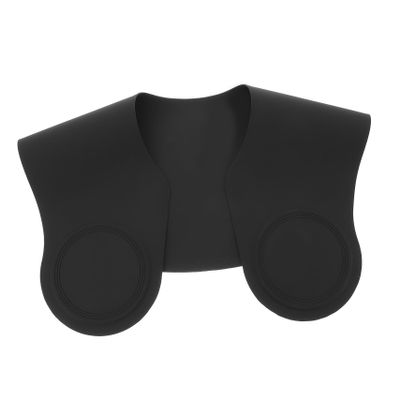 SWETRACE Black Silicone Haircut Collar for Salon and Home