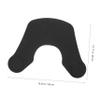 SWETRACE Black Silicone Haircut Collar for Salon and Home view 4
