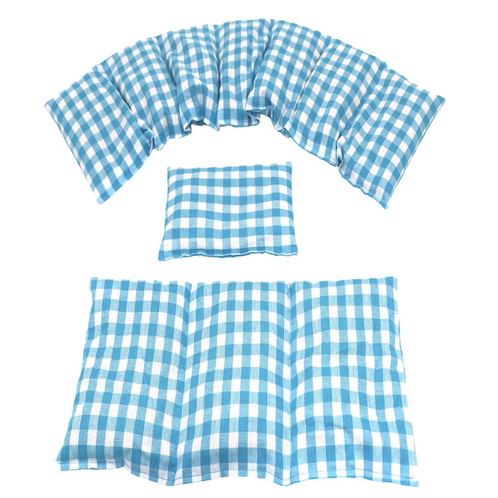3-Piece Cherry Pit Heat Pack Set – 80 × 18 cm, 36 × 18 cm & Small