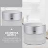 Luxshiny Reusable Frosted Glass Cosmetic Jars, 6-Pack, with Silver Lids, 30 mL view 4