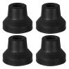 4-Pack Universal Rubber Tips for Small and Quad Canes view 1
