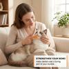 JIRVEX 8-Piece Dog and Cat Toothbrush Set with Triple-Head, Double-Head and Finger Toothbrushes view 2