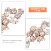 Rhinestone Shoe Clips for Flat Shoes, Alloy, 2 Pieces, Christmas Party view 3