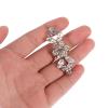 Rhinestone Shoe Clips for Flat Shoes, Alloy, 2 Pieces, Christmas Party view 4