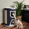 Klyvvo 40 x 40 x 60 cm Felt Cat Cave, 2-Layer, Gray view 2