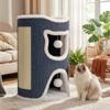 Klyvvo 40 x 40 x 60 cm Felt Cat Cave, 2-Layer, Gray view 4