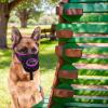 Dog Muzzle with Adjustable Strap, Breathable, Front Opening view 3