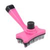 Pet Grooming Brush, Professional De-Shedding Brush for Dogs and Cats, Removes Loose Hair, Undercoat, Massages Skin, Improves Circulation, Comfortable (Rose Pink) view 4