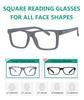 Eyekepper 3-Pack Oversized Reading Glasses, Square Frames, +2.25 view 4
