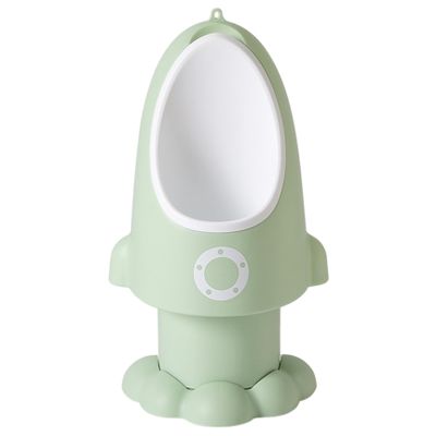 Adjustable Toddler Urinal, Splash-Resistant Cartoon Potty for Boys, Green
