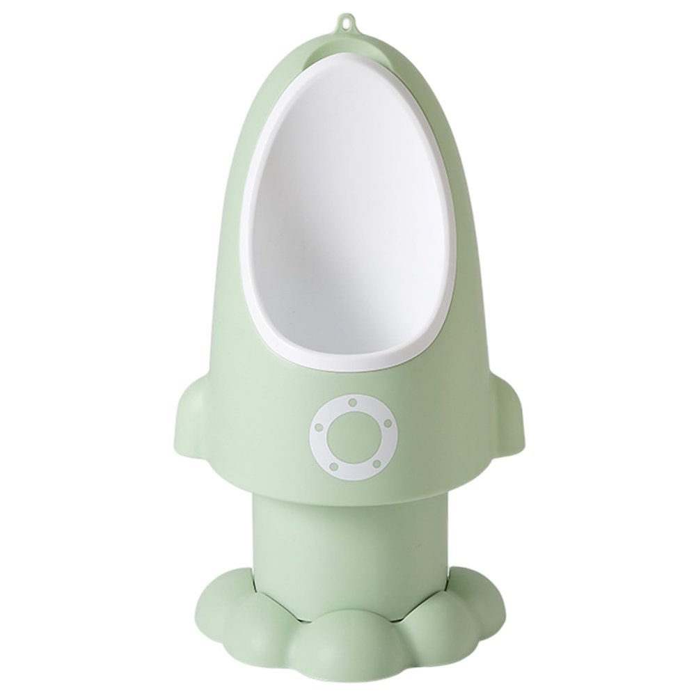 Adjustable Toddler Urinal, Splash-Resistant Cartoon Potty for Boys, Green