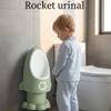 Adjustable Toddler Urinal, Splash-Resistant Cartoon Potty for Boys, Green view 2