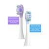 4-Piece Replacement Brush Heads for Xiaomi Oscillating Electric Toothbrush Pro, MES610/MES609, Soft Bristles, Purple view 2