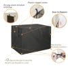 Beufee Land Dog Crate Cover, Outdoor Pet Crate Shelter, 124.5 x 84 x 79 cm, Black view 2